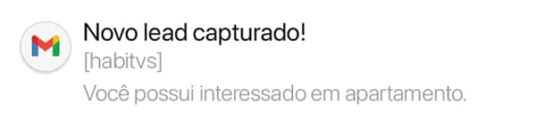 Notificações e atendimento na habitvs