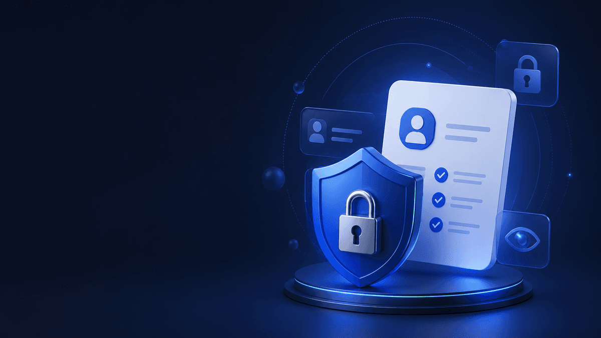 Ilustração de proteção de dados e privacidade digital na habitvs