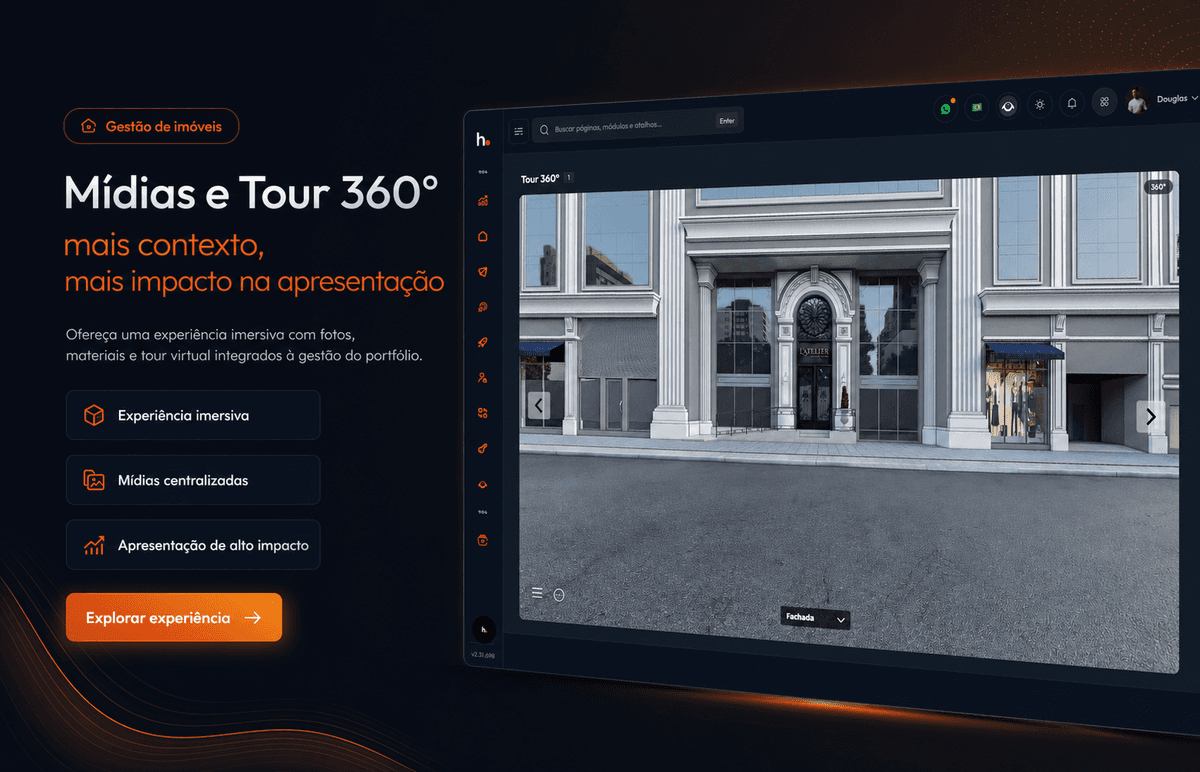 Gestão de imóveis: Gestão de imóveis habitvs: tour 360° do imóvel