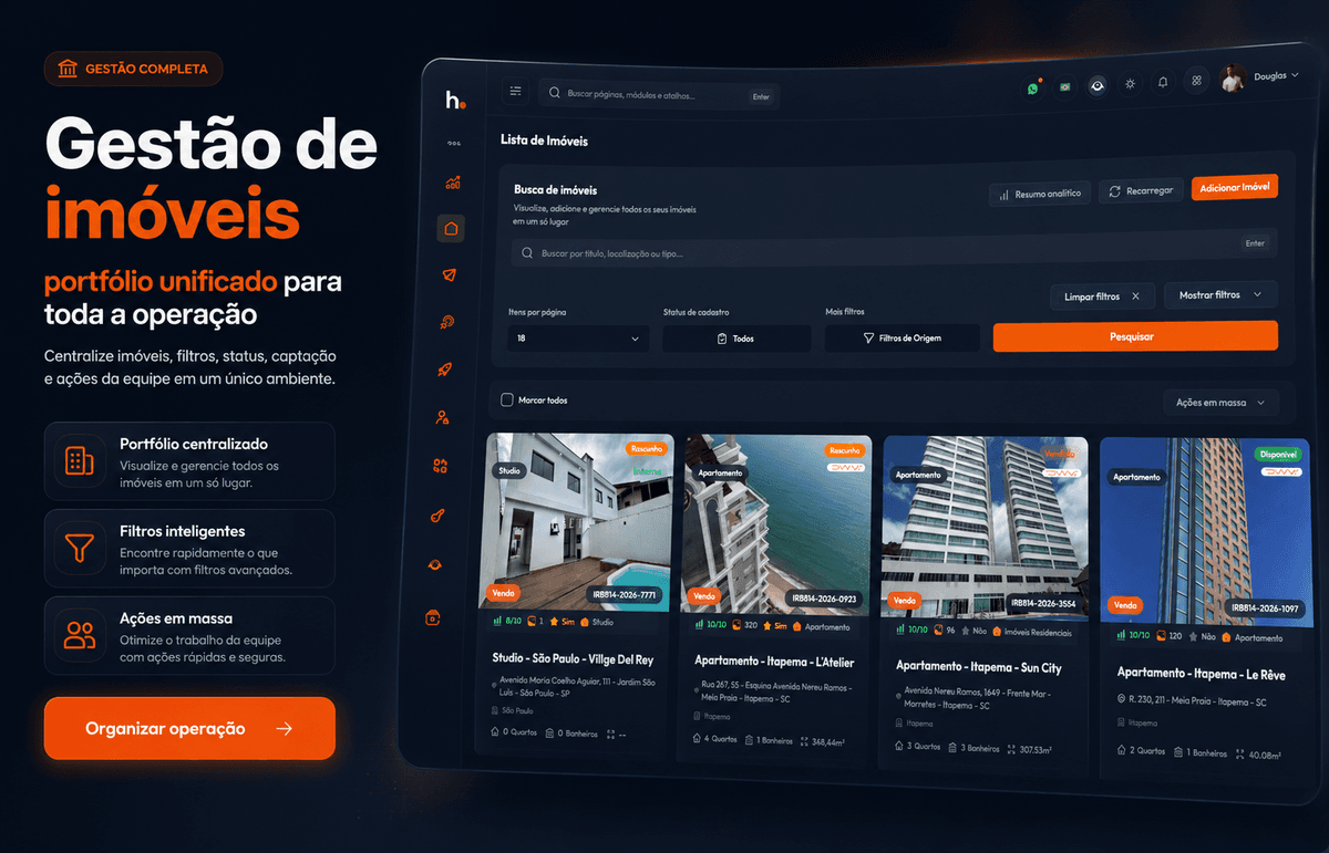 Gestão de imóveis: Gestão de imóveis habitvs: dados e ficha do imóvel