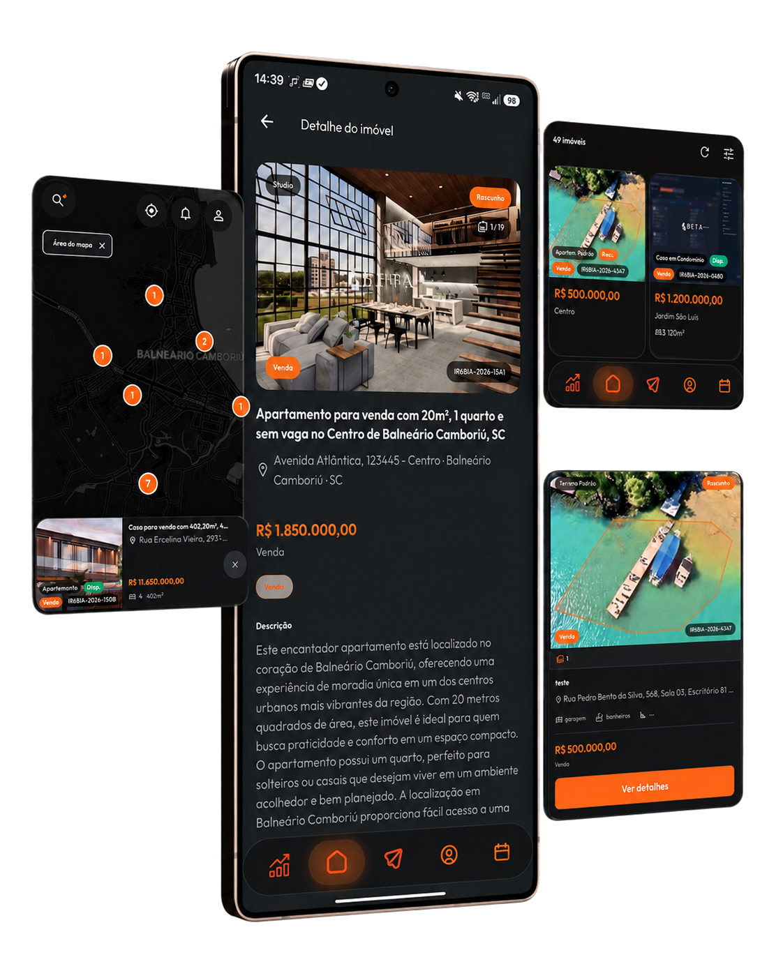 App habitvs: oportunidades, atendimento, contatos e agenda comercial